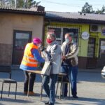 16.04.2020 Sędziszów. Targowisko miejskie / Ewa Pociejowska-Gawęda / Radio Kielce