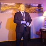 17.04.2020. Jędrzejów. Koncert „Przedstawienie niech trwa”. Na zdjęciu: Marcin Piszczek - burmistrz Jędrzejowa / Centrum Kultury w Jędrzejowie