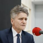 05.04.2020. Kielce. Studio Polityczne Radia Kielce. Na zdjęciu: senator Krzysztof Słoń - PiS / Kamil Król / Radio Kielce