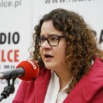 05.04.2020. Kielce. Studio Polityczne Radia Kielce. Na zdjęciu: Julia Polakowska - Konfederacja Partia KORWiN / Kamil Król / Radio Kielce