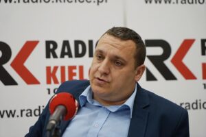 05.04.2020. Kielce. Studio Polityczne Radia Kielce. Na zdjęciu: Paweł Wałdon - Platforma Obywatelska - Koalicja Obywatelska / Kamil Król / Radio Kielce