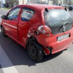 10.04.2020. Kielce. Kolizja na ul. Warszawskiej / Piotr Kwaśniewski / Radio Kielce