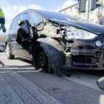 10.04.2020. Kielce. Kolizja na ul. Warszawskiej / Piotr Kwaśniewski / Radio Kielce