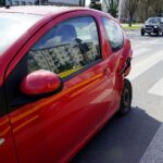 10.04.2020. Kielce. Kolizja na ul. Warszawskiej / Piotr Kwaśniewski / Radio Kielce