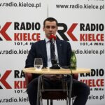 26.04.2020. Studio Polityczne Radia Kielce. Na zdjęciu: Dawid Lewicki - Konfederacja, Partia KORWiN / Robert Felczak / Radio Kielce