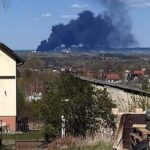 19.04.2020. Sitkówka-Nowiny. Pożar składowiska odpadów / Facebook - Świętokrzyskie Ratownictwo