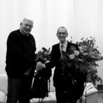 23.10.2018 Radio Kielce. 500 odcinek audycji Moc Histrorii autorstwa Bohdana Gumowskiego i Cezarego Jastrzębskiego nagrywany z udziałem publiczności. Na zdjęciu (od lewej): autorzy Cezary Jastrzębski i Bohdan Gumowski / Jarosław Kubalski / Radio Kielce