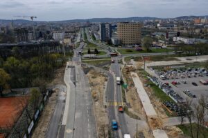 15.04.2020. Kielce. Ulica Zagnańska. Przebudowa / Jarosław Kubalski / Radio Kielce