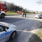 11.04.2020 Kielce. Kolizja na ul. Tarnowskiej / Jarosław Kubalski / Radio Kielce