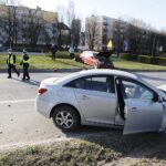 11.04.2020 Kielce. Kolizja na ul. Tarnowskiej / Jarosław Kubalski / Radio Kielce
