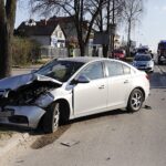 11.04.2020 Kielce. Kolizja na ul. Tarnowskiej / Jarosław Kubalski / Radio Kielce