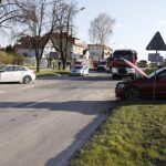 11.04.2020 Kielce. Kolizja na ul. Tarnowskiej / Jarosław Kubalski / Radio Kielce