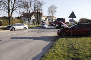 11.04.2020 Kielce. Kolizja na ul. Tarnowskiej / Jarosław Kubalski / Radio Kielce