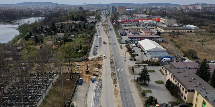 15.04.2020. Kielce. Ulica Zagnańska. Przebudowa / Jarosław Kubalski / Radio Kielce