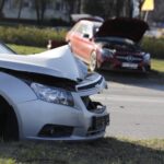 11.04.2020 Kielce. Kolizja na ul. Tarnowskiej / Jarosław Kubalski / Radio Kielce