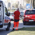 11.04.2020 Kielce. Kolizja na ul. Tarnowskiej / Jarosław Kubalski / Radio Kielce