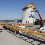 09.04.2020. Krasocin. Wiatrak typu „holender” / Jarosław Kubalski / Radio Kielce