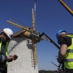 09.04.2020. Krasocin. Wiatrak typu „holender” / Jarosław Kubalski / Radio Kielce