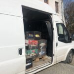 03.04.2020. Sandomierz. Caritas Diecezji Sandomierskiej przekazuje paczki / Grażyna Szlęzak-Wójcik / Radio Kielce