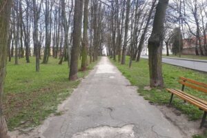 04.04.2020. Sandomierz. Puste parki, skwery i ulice / Grażyna Szlęzak-Wojcik / Radio Kielce