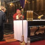 05.04.2020. Sandomierz. Bazylika katedralna. Mszę w Niedzielę Palmową sprawował biskup sandomierski Krzysztof Nitkiewicz / Grażyna-Szlęzak-Wójcik / Radio Kielce