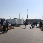 08.04.2020. Sandomierz. Giełda rolna / Grażyna Szlęzak-Wójcik / Radio Kielce