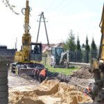 21.04.2020. Sandomierz. Budowa kanalizacji na ul. Polnej / Urząd Miasta Sandomierza