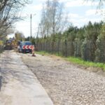 21.04.2020. Sandomierz. Budowa kanalizacji na ul. Polnej / Urząd Miasta Sandomierza