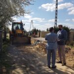 21.04.2020. Sandomierz. Budowa kanalizacji na ul. Polnej / Urząd Miasta Sandomierza