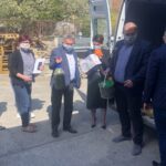 27.04.2020. Koprzywnica. Pomoc od mieszkańców gminy Koprzywnica dla Domu Pomocy Społecznej w Sandomierzu / Grażyna Szlęzak-Wójcik / Radio Kielce