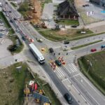 24.04.2020 Kielce. Tymczasowe rondo na skrzyżowaniu ulic Transportowców i Łódzkiej / Jarosław Kubalski / Radio Kielce