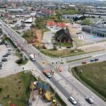 24.04.2020 Kielce. Tymczasowe rondo na skrzyżowaniu ulic Transportowców i Łódzkiej / Jarosław Kubalski / Radio Kielce