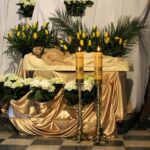 10.04.2020 Skalbmierz. Grób Pański w parafii św. Jana Chrzciciela / Marta Gajda / Radio Kielce