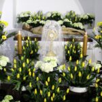 10.04.2020 Działoszyce. Grób Pański w parafii św. Trójcy / Marta Gajda / Radio Kielce