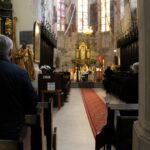 14.04.2020 Wiślica. Msza w święto Chrztu Polski / Marta Gajda / Radio Kielce