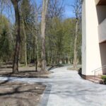 18.04.2020. Busko-Zdrój. Renowacja zabytkowego Parku Zdrojowego w Busku-Zdroju / Marta Gajda / Radio Kielce