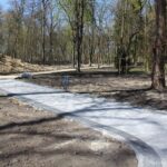 18.04.2020. Busko-Zdrój. Renowacja zabytkowego Parku Zdrojowego w Busku-Zdroju / Marta Gajda / Radio Kielce