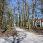 18.04.2020. Busko-Zdrój. Renowacja zabytkowego Parku Zdrojowego w Busku-Zdroju / Marta Gajda / Radio Kielce