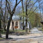 18.04.2020. Busko-Zdrój. Renowacja zabytkowego Parku Zdrojowego w Busku-Zdroju / Marta Gajda / Radio Kielce