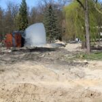 18.04.2020. Busko-Zdrój. Renowacja zabytkowego Parku Zdrojowego w Busku-Zdroju / Marta Gajda / Radio Kielce