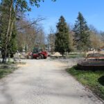 18.04.2020. Busko-Zdrój. Renowacja zabytkowego Parku Zdrojowego w Busku-Zdroju / Marta Gajda / Radio Kielce