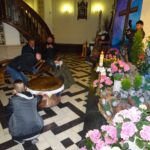 12.04.2020 Iwaniska. Tarabanienie w pustym kościele w czasie pandemii koronawirusa / Emilia Sitarska / Radio Kielce