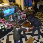 12.04.2020 Iwaniska. Tarabanienie w pustym kościele w czasie pandemii koronawirusa / Emilia Sitarska / Radio Kielce