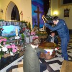 12.04.2020 Iwaniska. Tarabanienie w pustym kościele w czasie pandemii koronawirusa / Emilia Sitarska / Radio Kielce