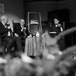 12.05.2019 Kielce. WDK. 10 lecie istnienia audycji Polskiego Radia Kielce "Moc Historii". Na zdjęciu (od lewej): Cezary Jastrzębski, Bohdan Gumowski i Magdalena Sitek / Jarosław Kubalski / Radio Kielce