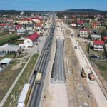 17.04.2020 Bilcza. Droga krajowa nr 73. Przebudowa / Jarosław Kubalski / Radio Kielce