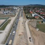 17.04.2020 Bilcza. Droga krajowa nr 73. Przebudowa / Jarosław Kubalski / Radio Kielce