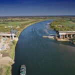 16.04.2020 Nowy Korczyn. Most. Budowa / Jarosław Kubalski / Radio Kielce