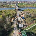 16.04.2020 Nowy Korczyn. Most. Budowa / Jarosław Kubalski / Radio Kielce