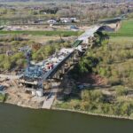 16.04.2020 Nowy Korczyn. Most. Budowa / Jarosław Kubalski / Radio Kielce